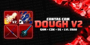 Conta Para Pvp Com Dough V2, God Human, E Possivel Cdk E Sg - Roblox