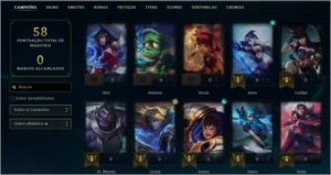 Conta de League of Legends Diamante 4 LOL