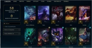 Conta de League of Legends Diamante 4 LOL