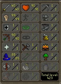 Osrs - Pure Account 40 ATK 99 STR 90 RANGE - Outros