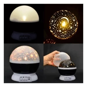 Luminária Abajur Projetor de Estrelas [Roxo] - Products