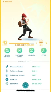 Conta PokemonGO lvl 42 - Pokémon
