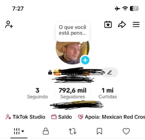 Conta tiktok - Redes Sociais
