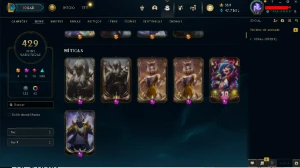 Conta de lol lvl 341 todos personagens e 428 skins - League of Legends