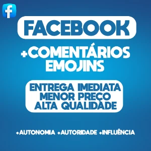 ⭐ Melhor Preço ⭐ Comentários Emojins 💬🥰😀😲 - Facebook - Redes Sociais