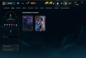 Unranked com 75 Champs e 2 Skins - League of Legends LOL