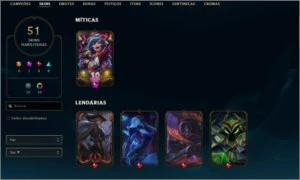 Conta Platina 3 382 Skins(1 Skin ou mais pra cada ADC)Barato - League of Legends LOL