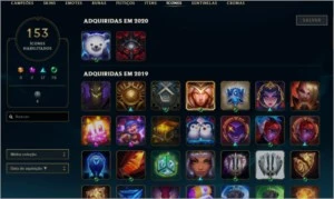 Conta Platina 3 382 Skins(1 Skin ou mais pra cada ADC)Barato - League of Legends LOL