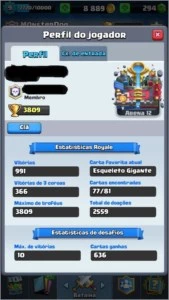 Conta NÍVEL 9 / ARENA LENDÁRIA / 10 LENDÁRIAS EMAIL FICTÍCIO - Clash Royale