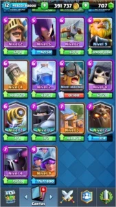 CLASH ROYALE CONTA QUASE LEVEL 13, COM 400.000 EM OURO