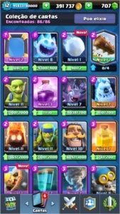CLASH ROYALE CONTA QUASE LEVEL 13, COM 400.000 EM OURO