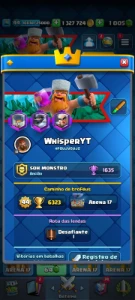 Vendo Conta antiga de Clash Royale.