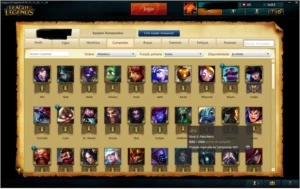 Conta League Of Legends Platina 1 LOL