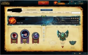 Conta League Of Legends Platina 1 LOL