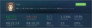 CONTA NA STEAM