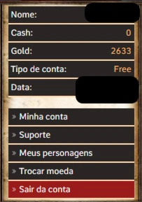 Conta do MuDominium Personagem Blade Knight Lv 600