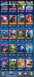 CV 51, 7.5k+ 3k Gemas 🏆 torre 14 - Clash Royale