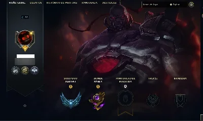 Conta de Lol | Platina 1 | 8 skins | 1 skin +2 ativar | 100+ - League of Legends