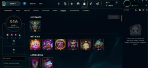 *PROMO* Conta Lol Elo anterior Diamante (4) 2024 159 Skins - League of Legends