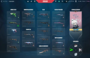 Conta de Valorant com muitas skins