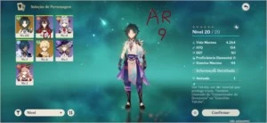 AR 9 - Xiao Starter - Genshin Impact