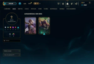 Ouro 2 com 50 Champs e 2 Skins - League of Legends LOL