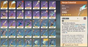 DILUC+QIQI + ARMA 5* + ZONGLI garantido prox. 10 invocações - Genshin Impact