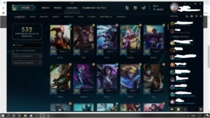 Conta de league of legends LOL