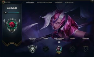 conta prata 2 90 pdl honra 2 upada manualmente - League of Legends LOL