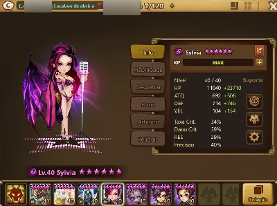 Conta Summoners War - 3 LDS - Christine, Eleanor e Sylvia
