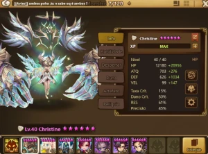 Conta Summoners War - 3 LDS - Christine, Eleanor e Sylvia