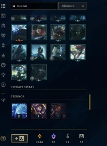 Conta LoL Full Acesso 102 Champs e 44 Skins Kayle Juiza - League of Legends