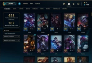 Conta ouro 3 com 154 champs e 164 skins ( MAIN ADC ) - League of Legends LOL