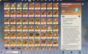 Genshin impact 12 bonecos 5* + 8 arms(3 homa ) 5*