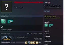 CONTA OLD STEAM 19anos criada em 2003 + 6500hrs CSGO/NVL 10 - Counter Strike