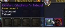 Warrior 290ilvl/Montaria glad/tabard na bag - Blizzard