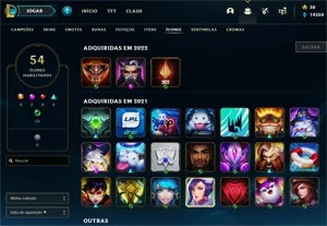 Conta Diamante 4 (60 pdl) Level 74+ - League of Legends LOL