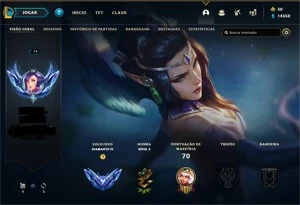 Conta Diamante 4 (60 pdl) Level 74+ - League of Legends LOL
