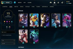 Conta Diamante 4 (60 pdl) Level 74+ - League of Legends LOL
