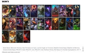 Conta Unranked com 59 Champs e 26 Skins - League of Legends LOL
