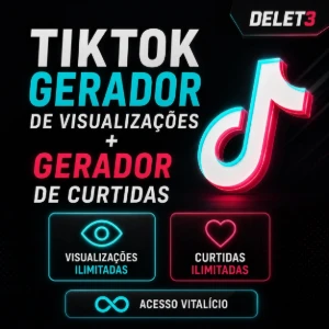 TikTok Gerador de Visualização + Seguidores + Curtidas - Redes Sociais