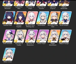 HSR LV70 Cyrene, Castorice, Firefly, Sunday e + (ZZZ e HI3) - Honkai: Star Rail