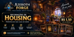 ⚒️ AZEROTH FORGE | Decorações de Housing para WoW - Blizzard