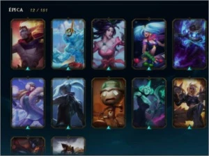 GOLD V, 94 Skins (DJ Sona), lvl 96 e 125 champs - League of Legends LOL