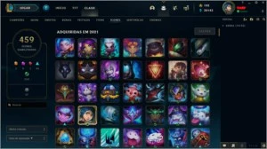 Conta de lol level 703 com 323 skins + conta de Valorant - League of Legends