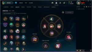 Conta de lol level 703 com 323 skins + conta de Valorant - League of Legends