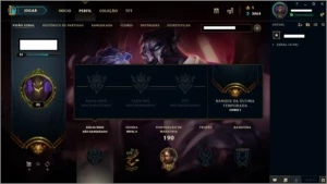 Smurf Gold season passada - League of Legends LOL