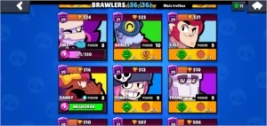 Conta Brawl Stars|Todos personagens| Brawlpass ativo