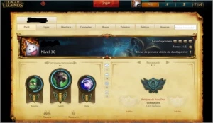 Conta lol  borda ouro - League of Legends