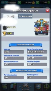 XP 11 * ARENA 12 * TROCA DE NICK + TODAS LENDÁRIAS ! - Clash Royale